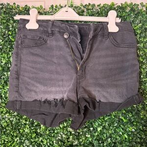 American eagle Black Denim Women Shorts